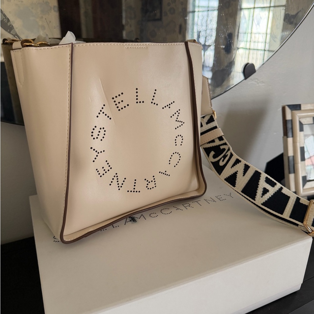 Stella McCartney Cream Crossbody Bag